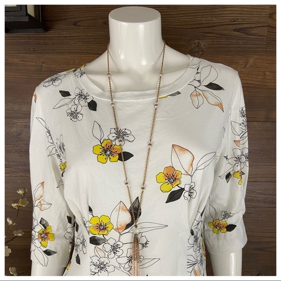 NWT T.la Rooney Printed Tee - Picture 4 of 7